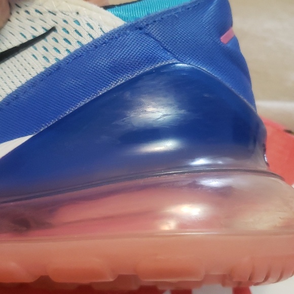 Copy Nike Air Max 270 Womens or Youth Girls 5US Athletic Running Shoes Sneakers - Picture 8 of 9